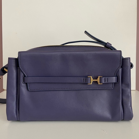Halston purple crossbody - Picture 1 of 6